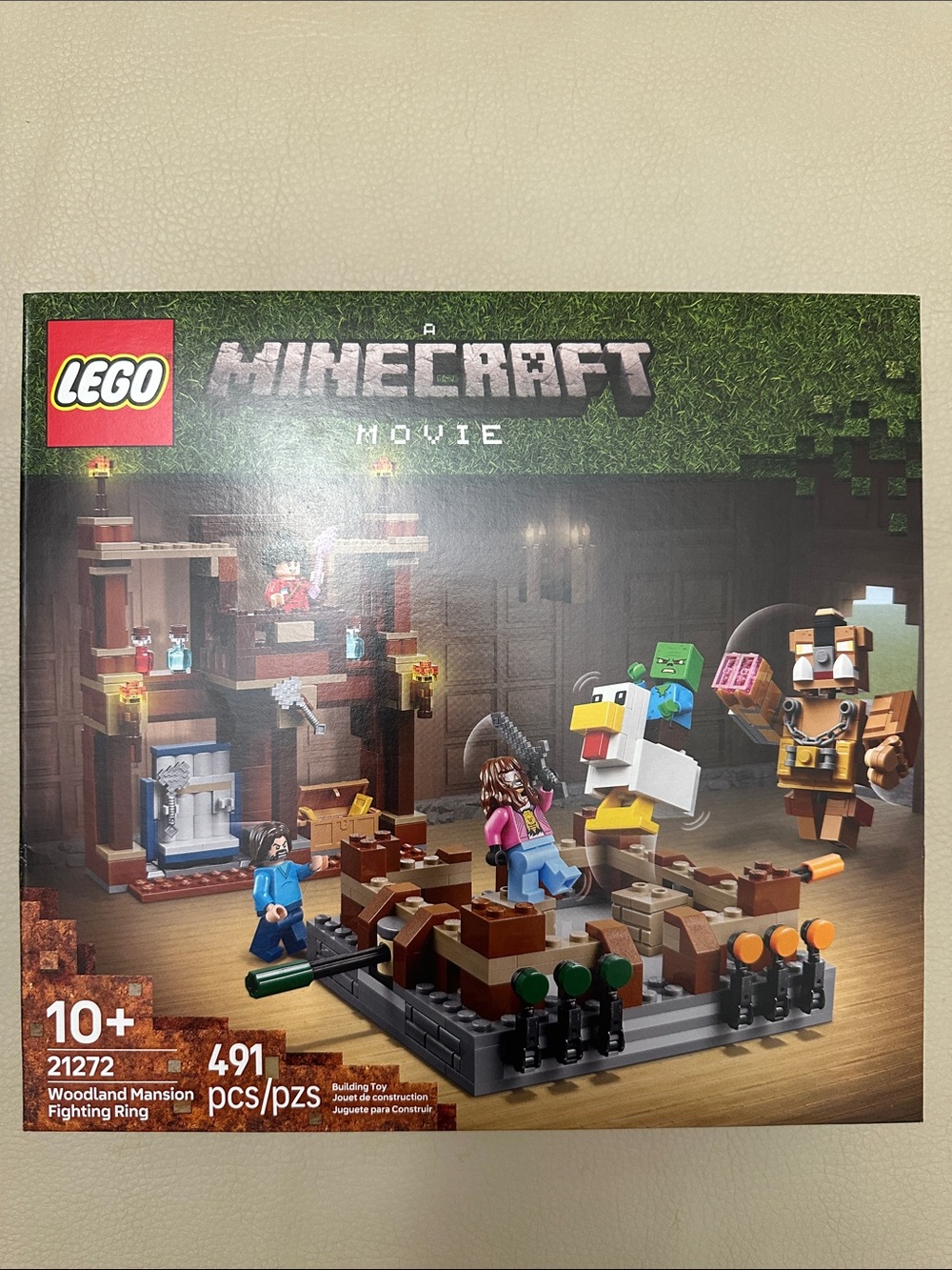 Lego 21272 Woodland Mansion Fighting Ring Minecraft Movie New